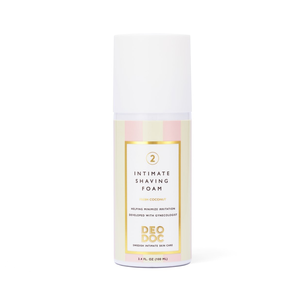 DeoDoc Intimate Shaving Foam Fresh Coconut