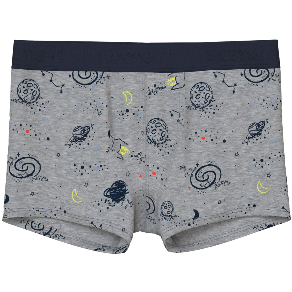 Køb Name It Grey Melange Nkmboxer 3P Grey Space Noos