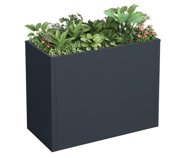 KGT Stahl-Hochbeet Urban Grow, anthrazit/grau