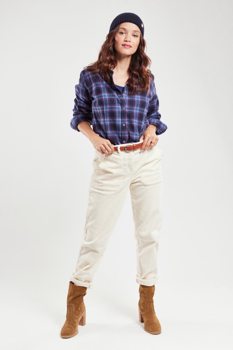 Chemise à carreaux - coton