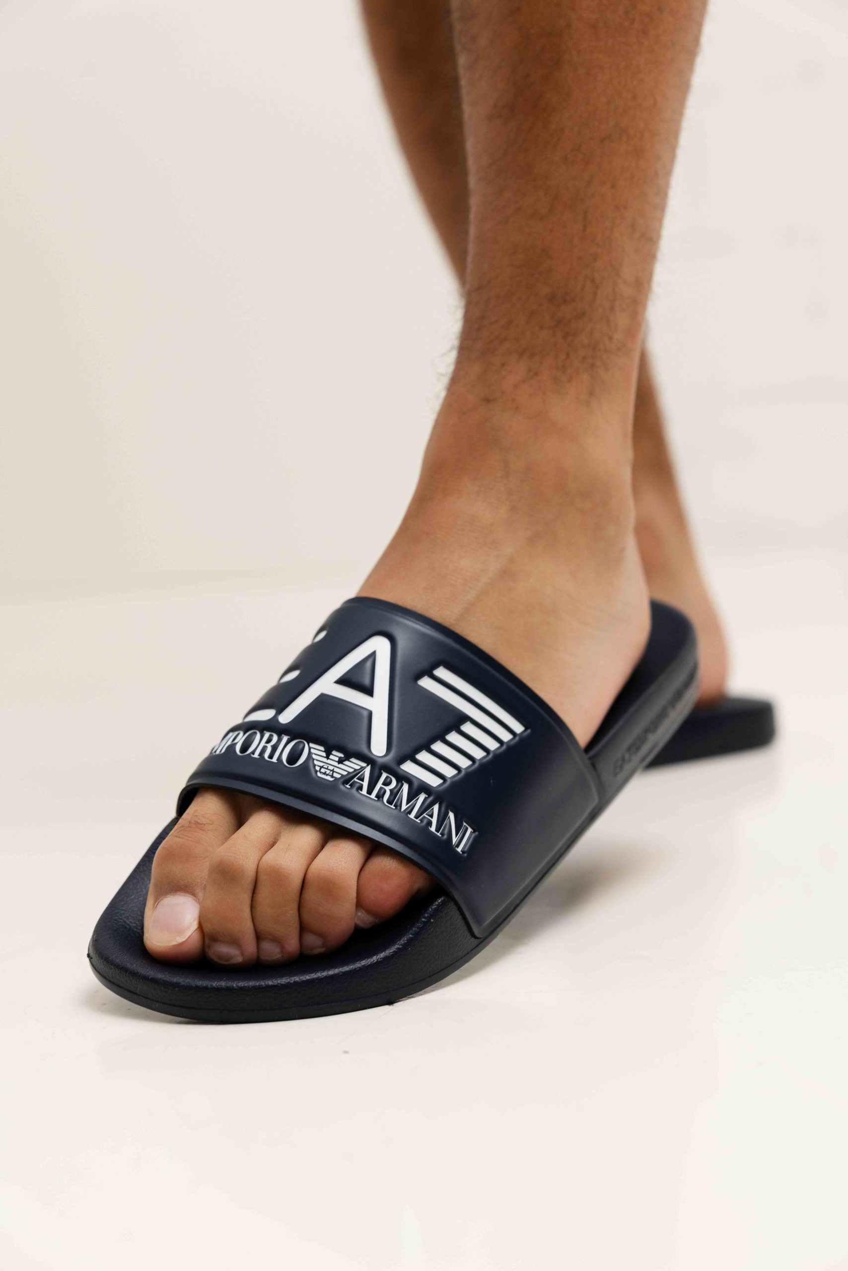EA7 Emporio Armani Slippers Heren Donkerblauw