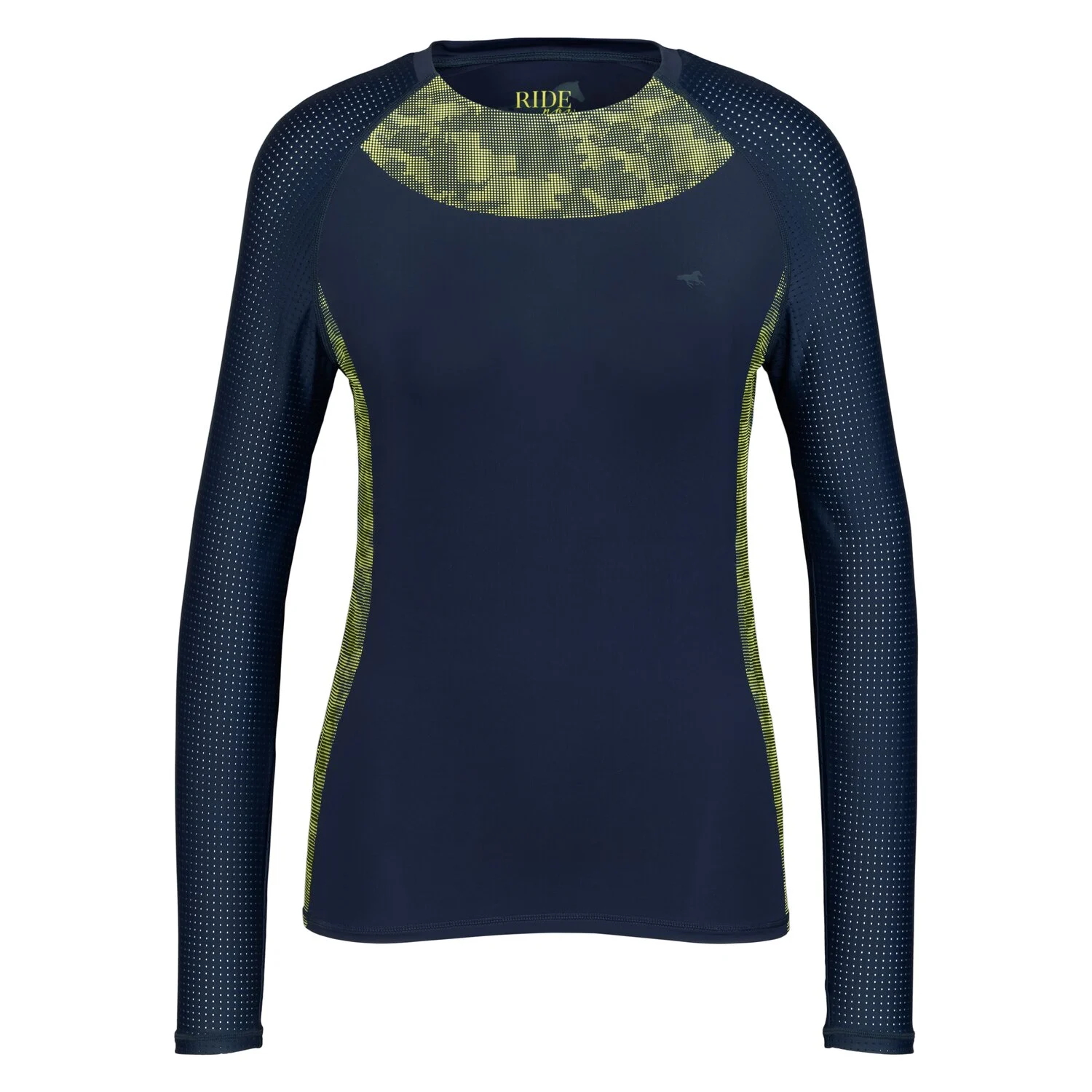 RIDE now Funktionsshirt mit Print  - navy