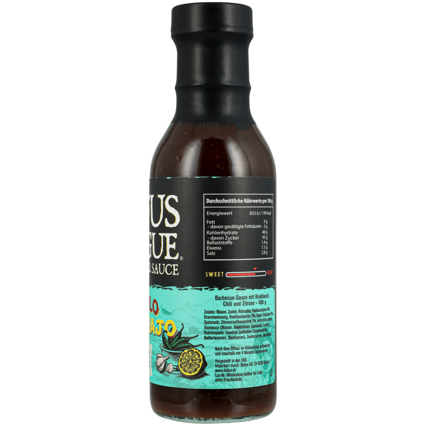 Rufus BBQ Sauce Diablo Limonajo