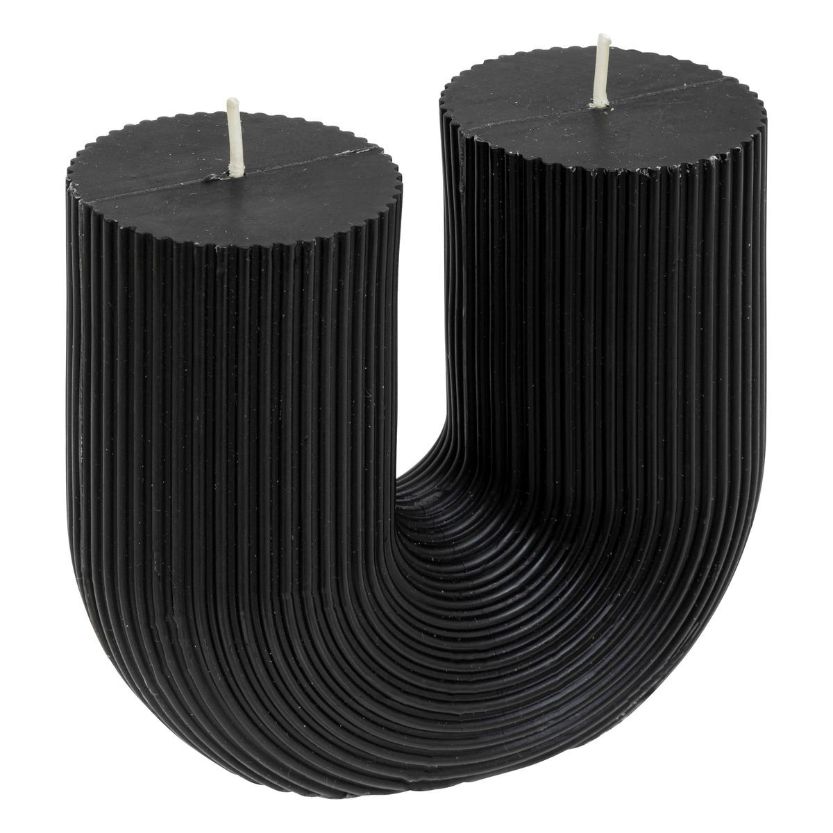 BOUGIE U DEMI NOIR