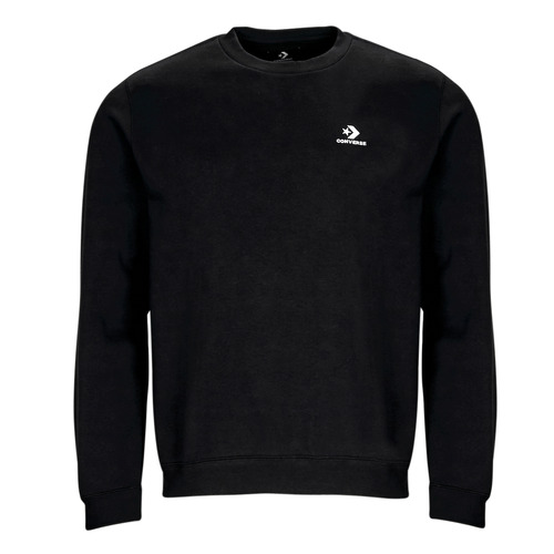 Converse - GO-TO EMBROIDERED STAR CHEVRON FLEECE CREW SWEATSHIRT - Noir