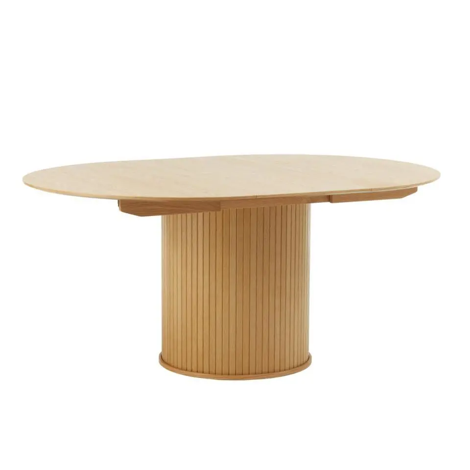 Eettafel Rond Naturel - Uitschuifbaar - Ø120-167cm - Nola