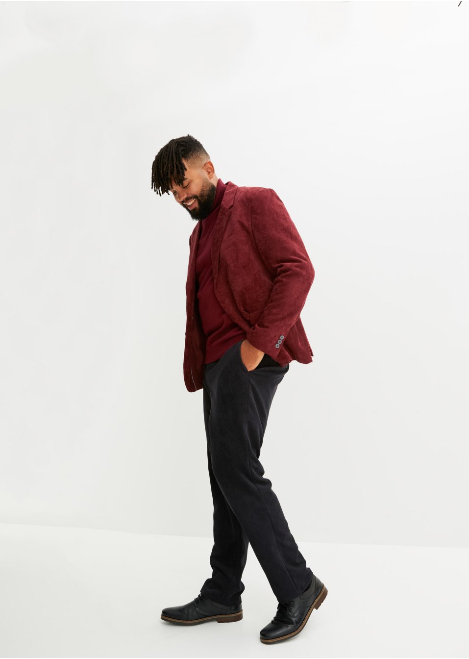 Blazer en velours côtelé