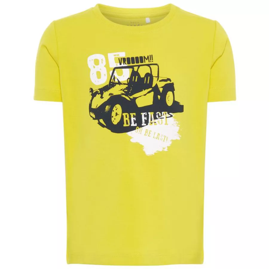 name it Girls T-Shirt Vuxi Green Sheen