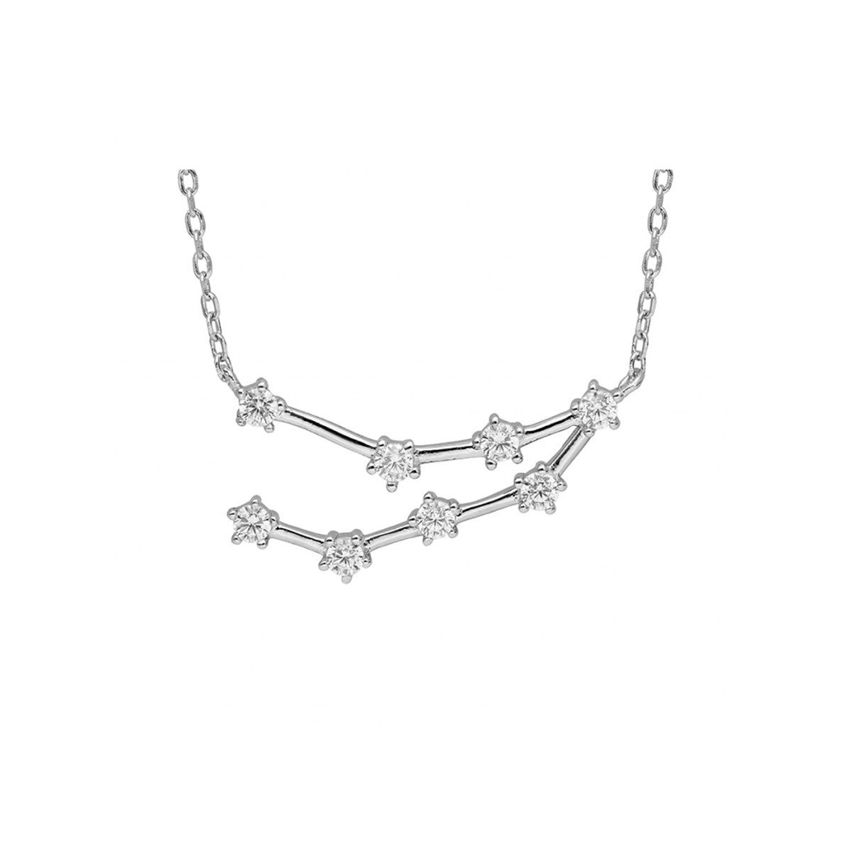 Collier Constellation Capricorne - Argent