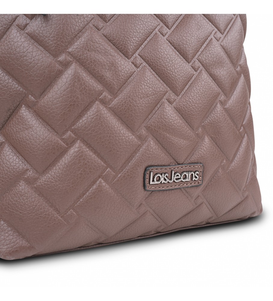 Mochila multifuncional Lois Pocket LOIS 316899 marrom escuro
