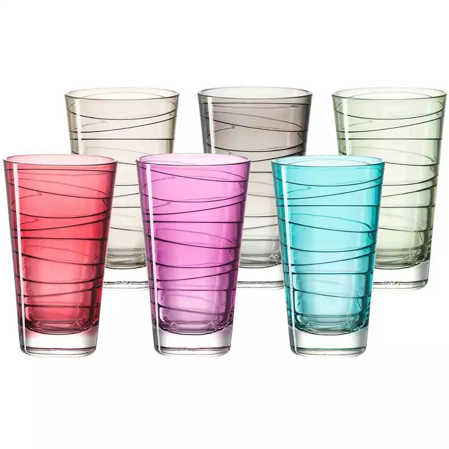 Leonardo Trinkgläser Vario 200 ml 6er Set bunt