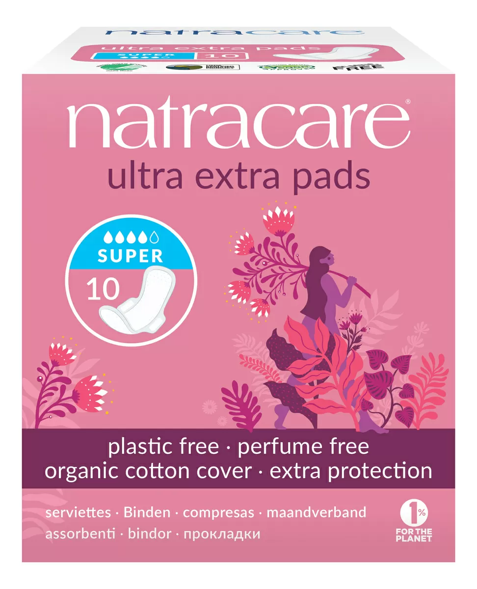Natracare Ultra Extra Bind Super - 10 stk.