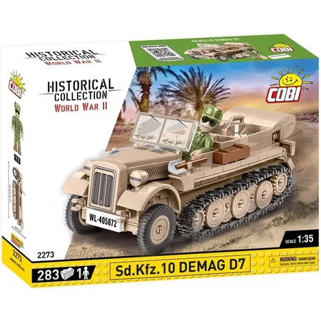 Cobi 2273 Historical Collection - Sd.Kfz 10 Demag D7