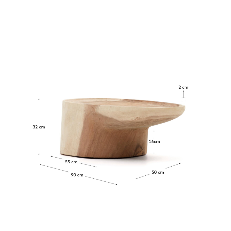 Kave Home Mosi salontafel 90x50