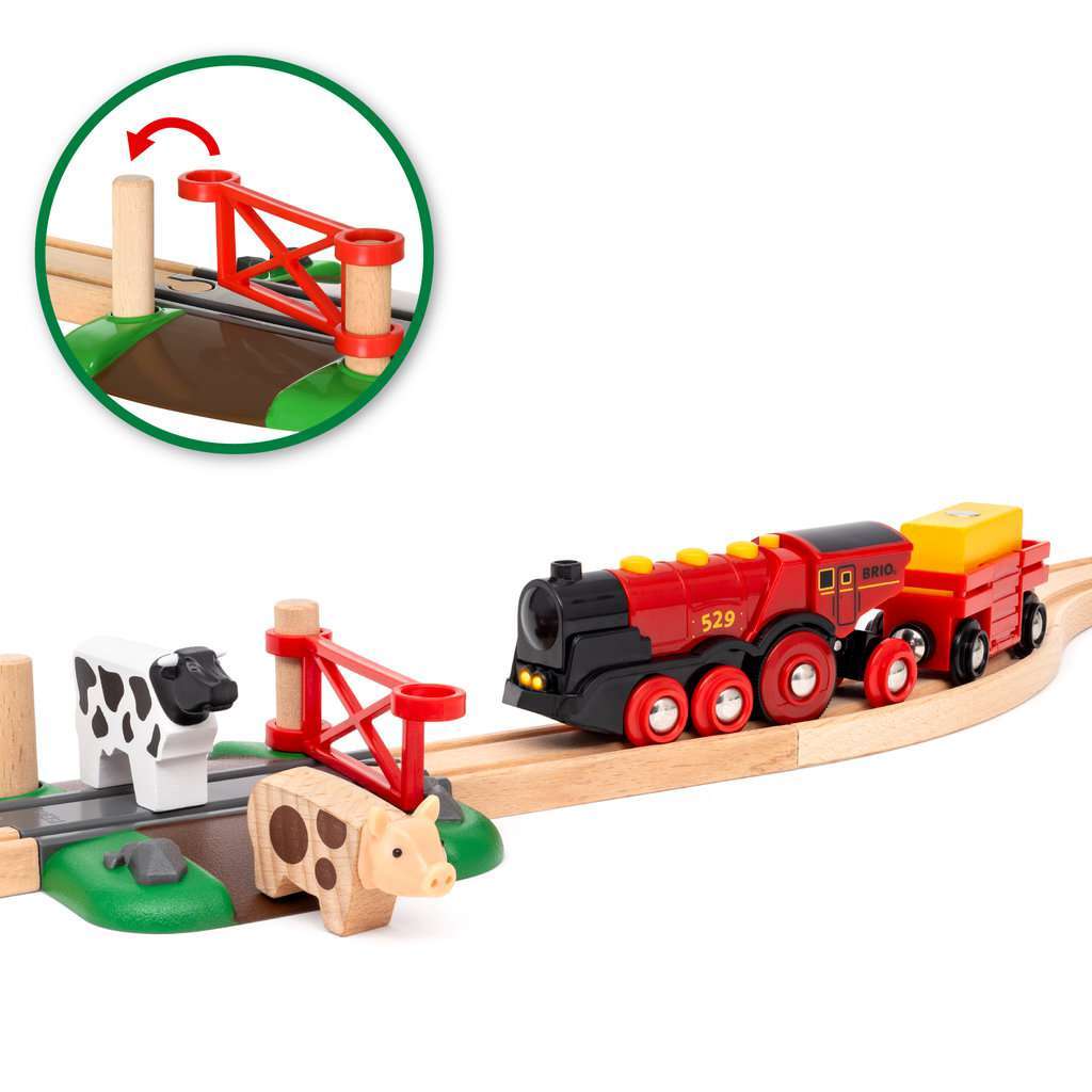 BRIO Spiel Rote Lola Bauernhof Zugset