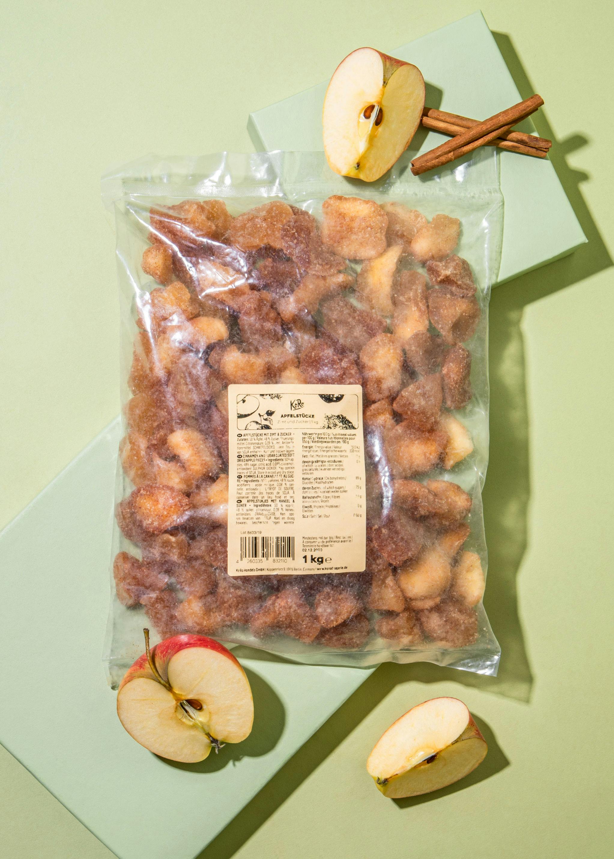 Apfelstücke mit Zimt und Zucker 1 kg