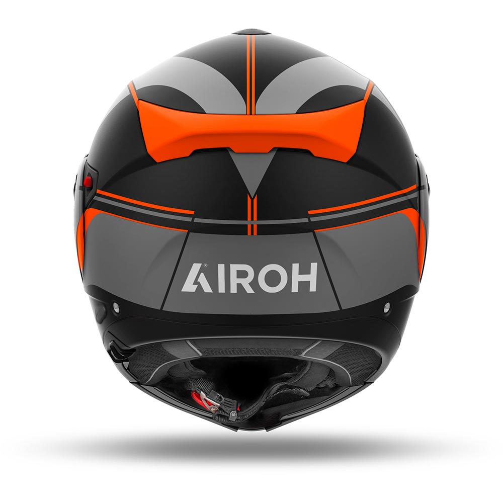 Airoh - Casque Specktre Leaf Orange / Gris / Noir / Mat