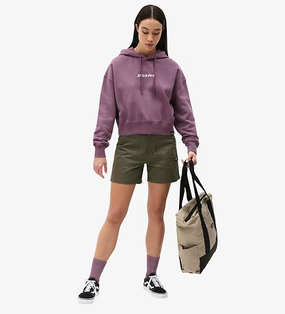 Dickies Kapuzenpullover - Cropped - Loretto - Purple Gumdrop