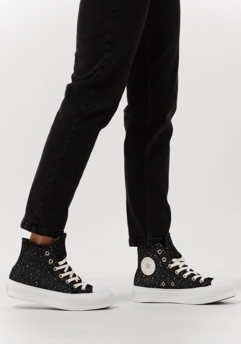 CONVERSE zwarte converse hoge sneaker chuck taylor all star lift hi