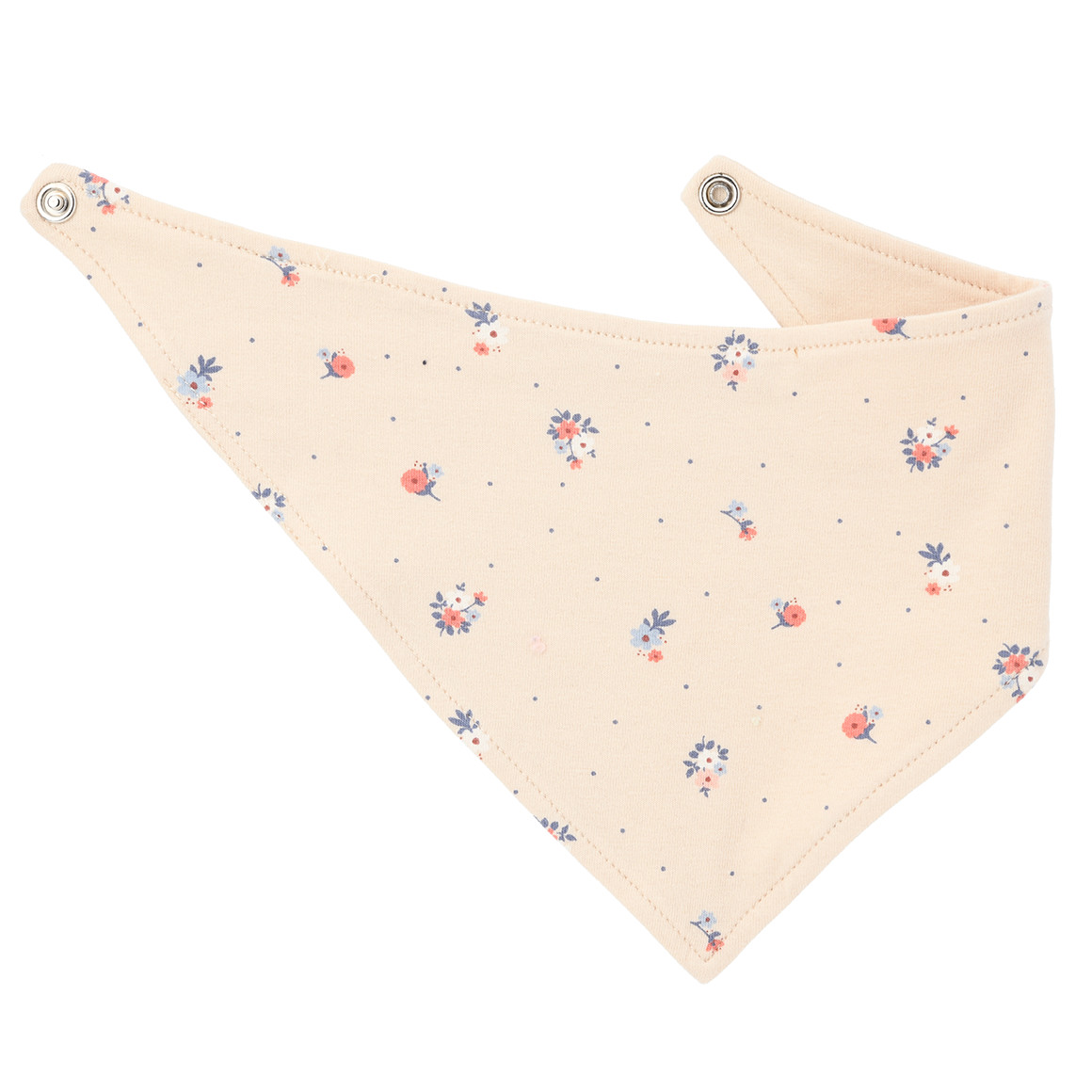 Topomini Baby Bandana mit Blumen-Print creme