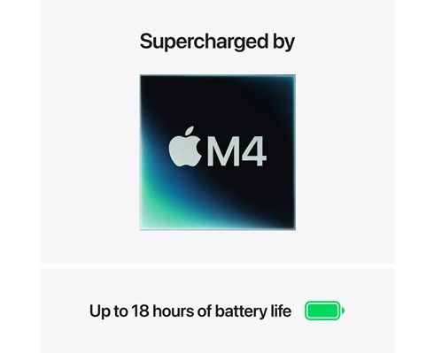 Apple 13-inch MacBook Air - M4 chip 10-core CPU   8-core GPU, 16GB RAM, 256GB SSD - Silver