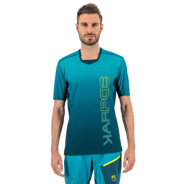 Maillot VTT KARPOS VERVE TEE RELF POND/ENAMEL/YELLOW FLUO