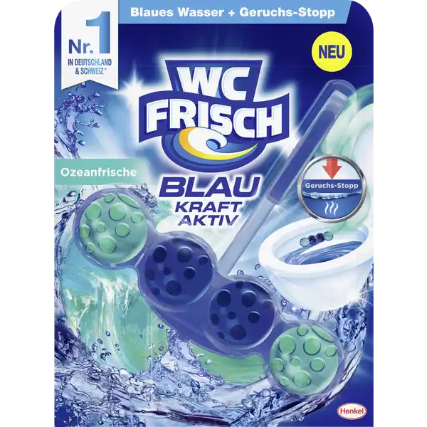Blau Kraft-Aktiv Duftspüler Ozeanfrische