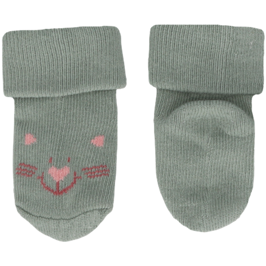 Sterntaler Erstlingssöckchen 3er-Pack Katze ecru