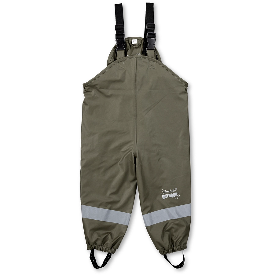 Sterntaler Regenträgerhose gefüttert dunkelgrün