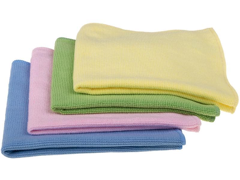 Edi Baur Mikrofaser-Reinigungstuch Long Life 5 Stück, Blau Mikrofasertuch Set
