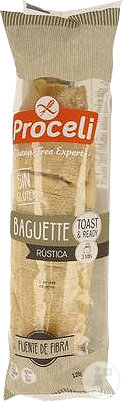 Proceli Gluten Free Experts Baguette Rustica 120g