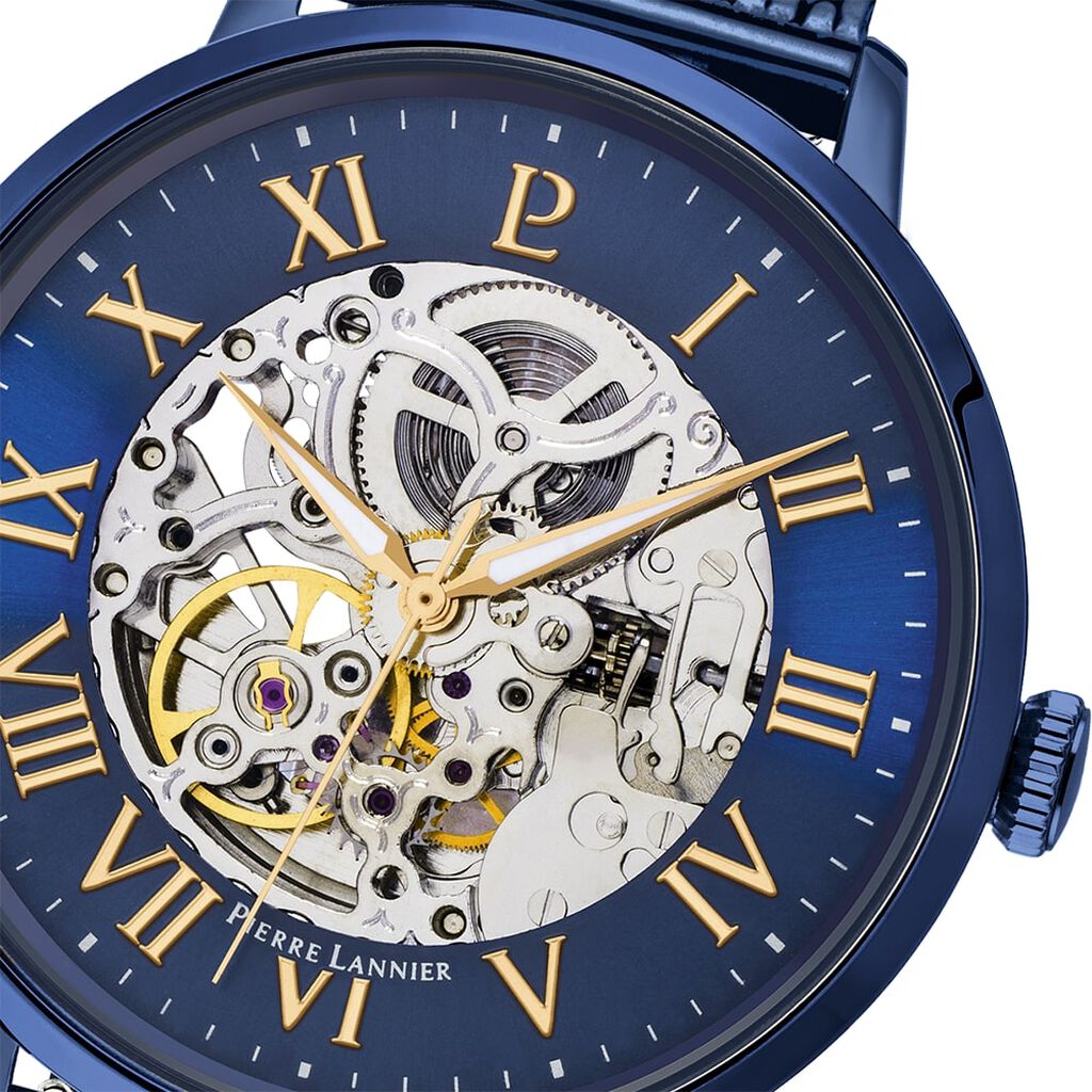 Montre Pierre Lannier Collection Automatic Bleu