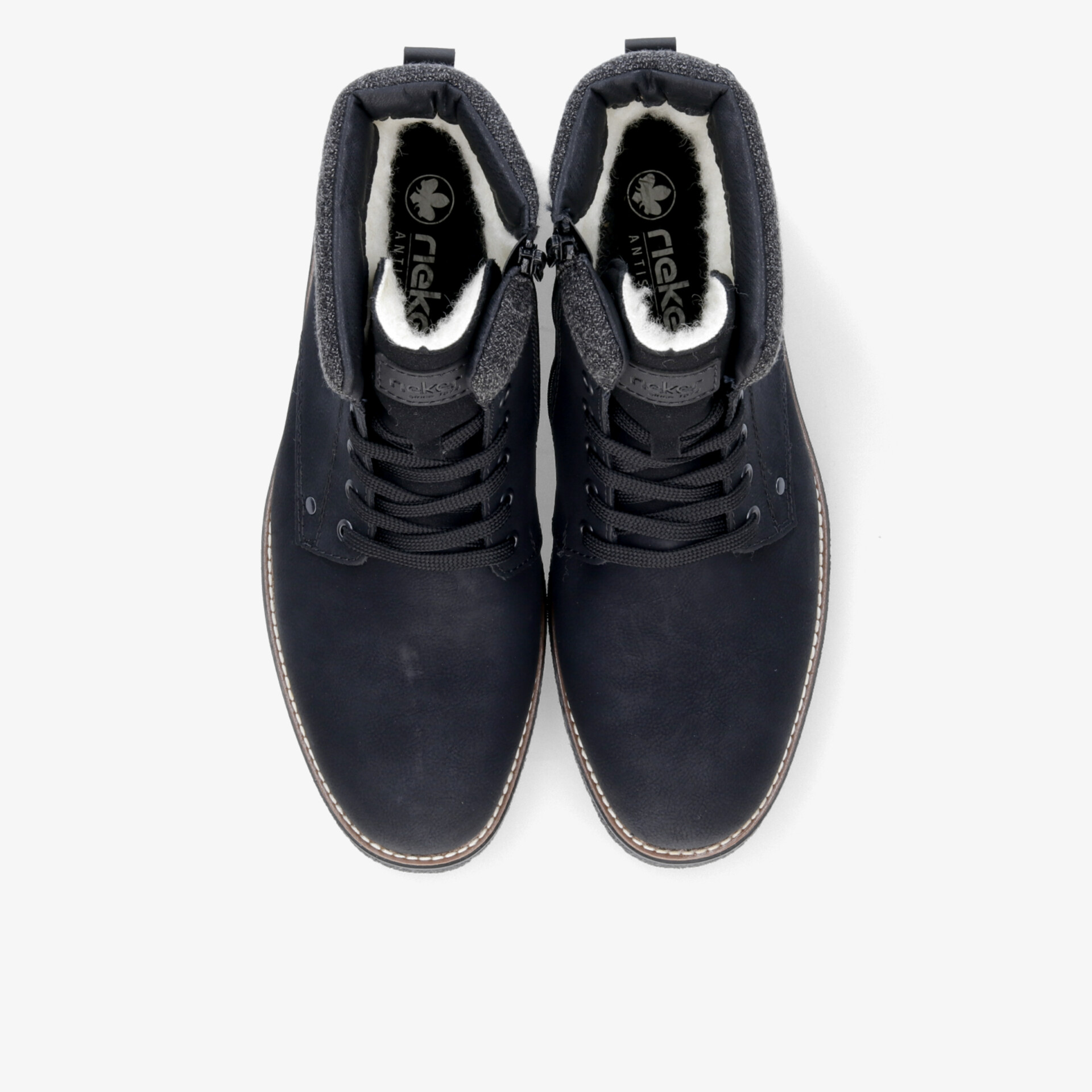 rieker Herren Stiefeletten schwarz