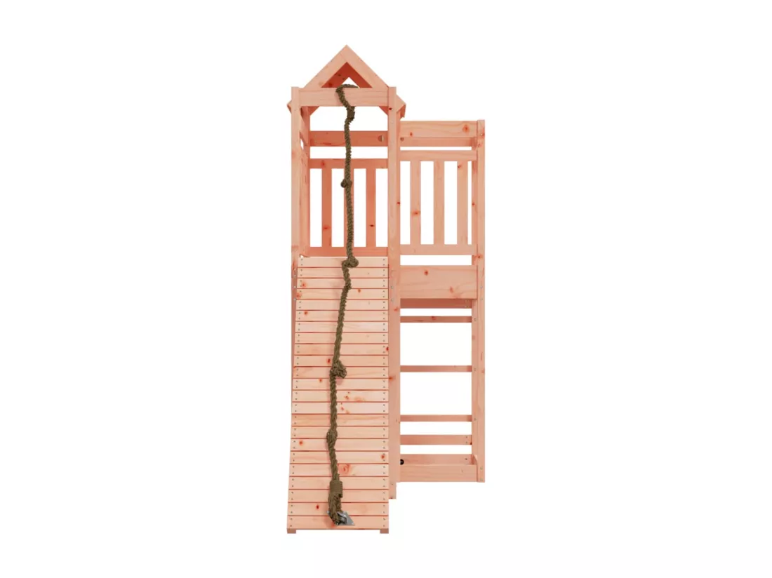 Maisonnette de jeu avec mur d'escalade bois massif Douglas