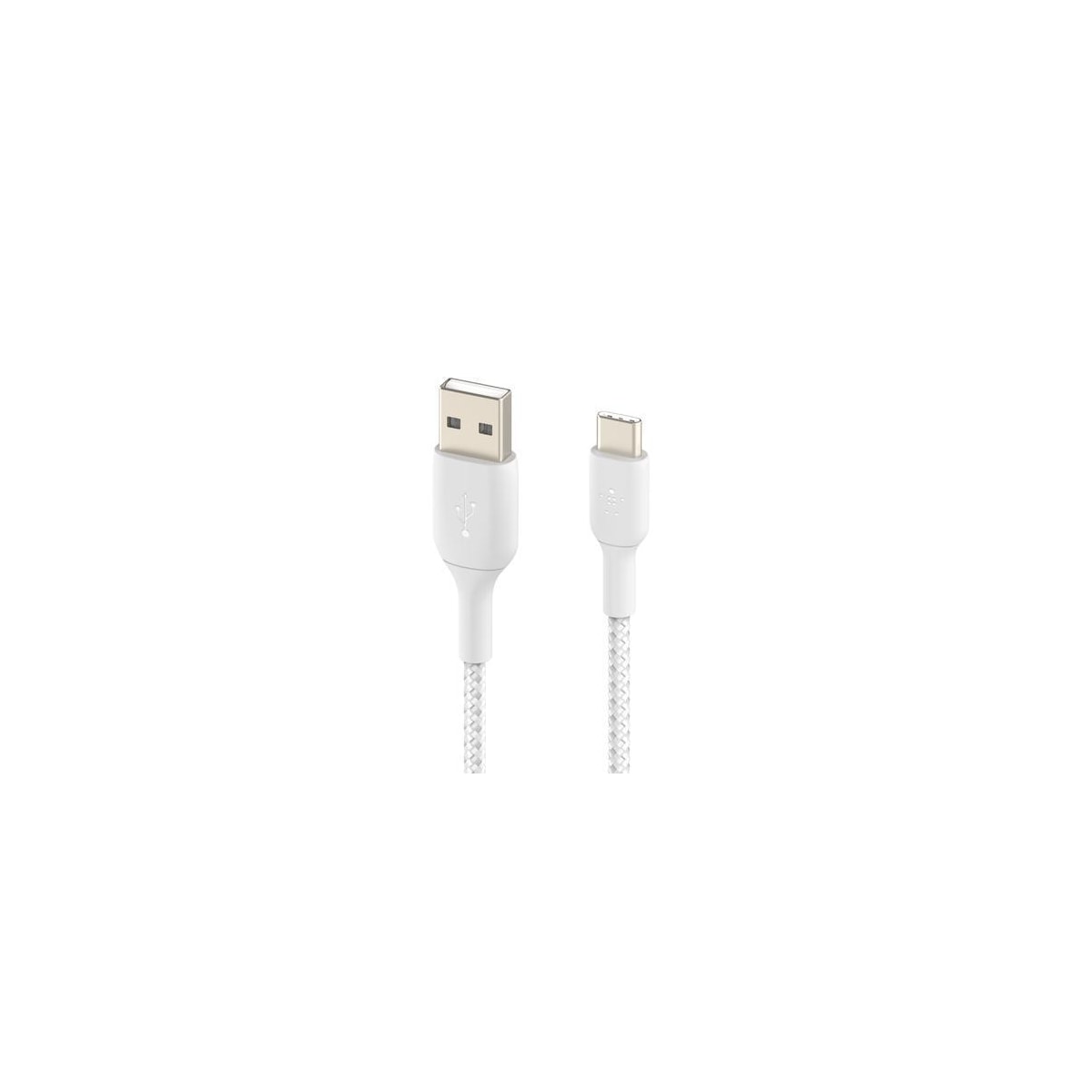 USB-C to USB-A Cable Braided, White (3m)
