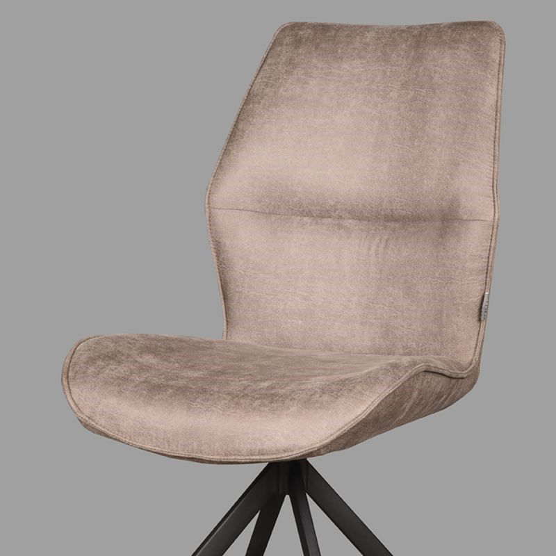 Eetkamerstoel Taupe DX-74.007 Comfy B48 x D64 x H91 cm