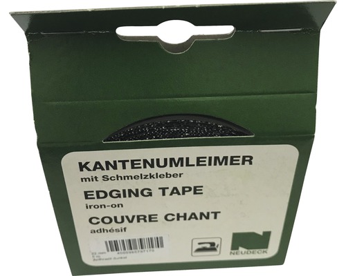 Antraciet kantenband met smeltlijm 0,3x20x5000 mm