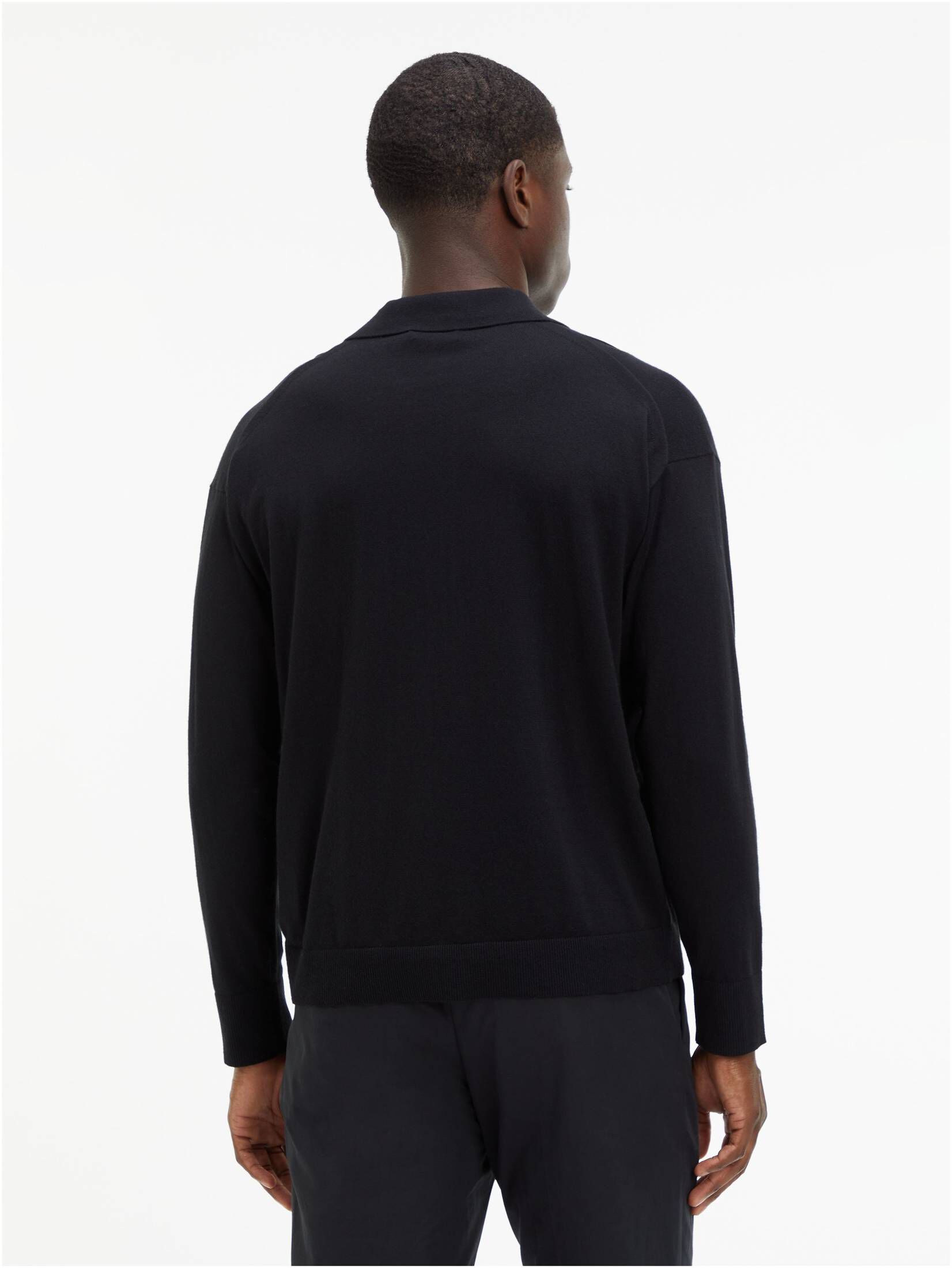 CALVIN KLEIN| Herren Strickjacke COTTON COOLMAX CARDIGAN POLO