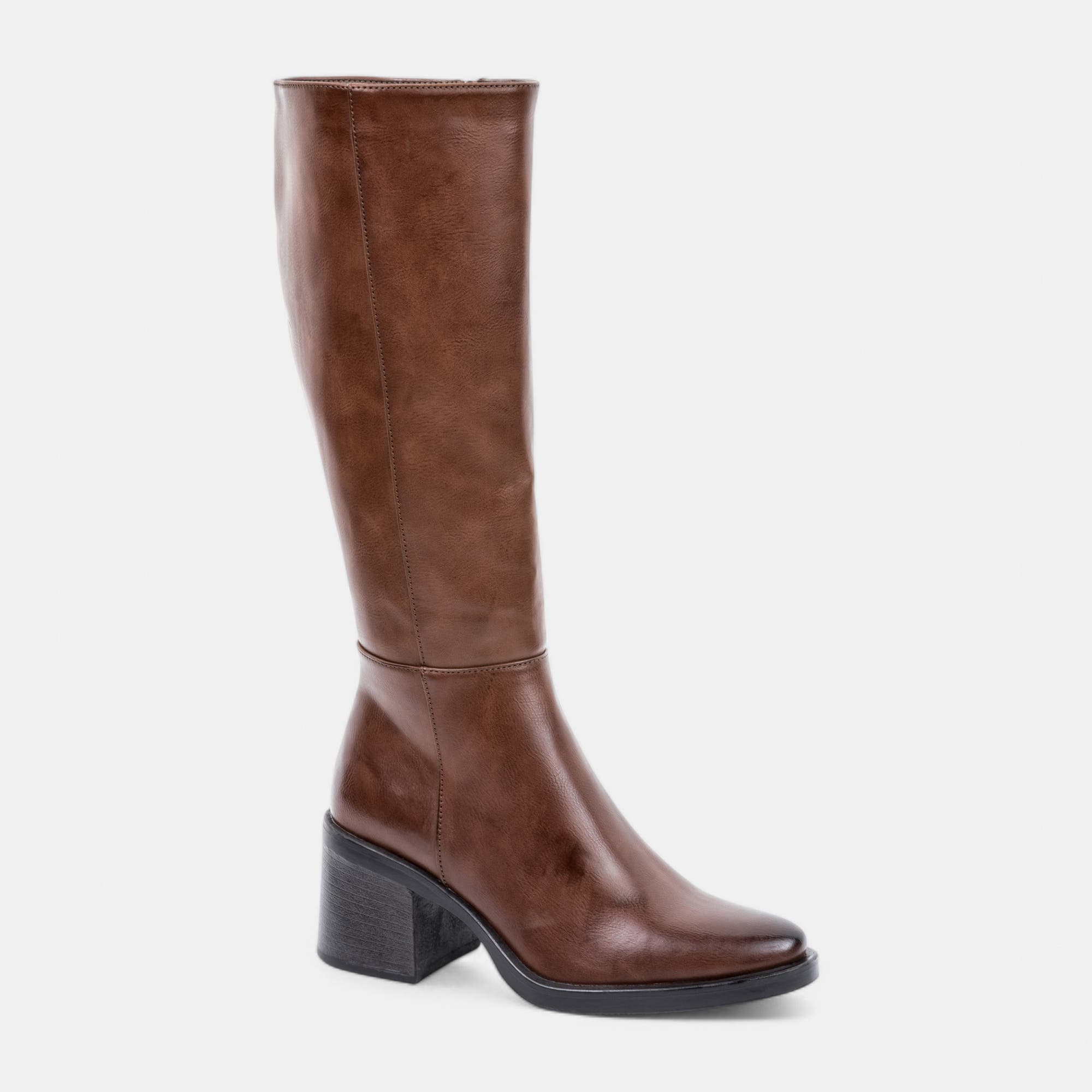 Bottes à talon Femme camel