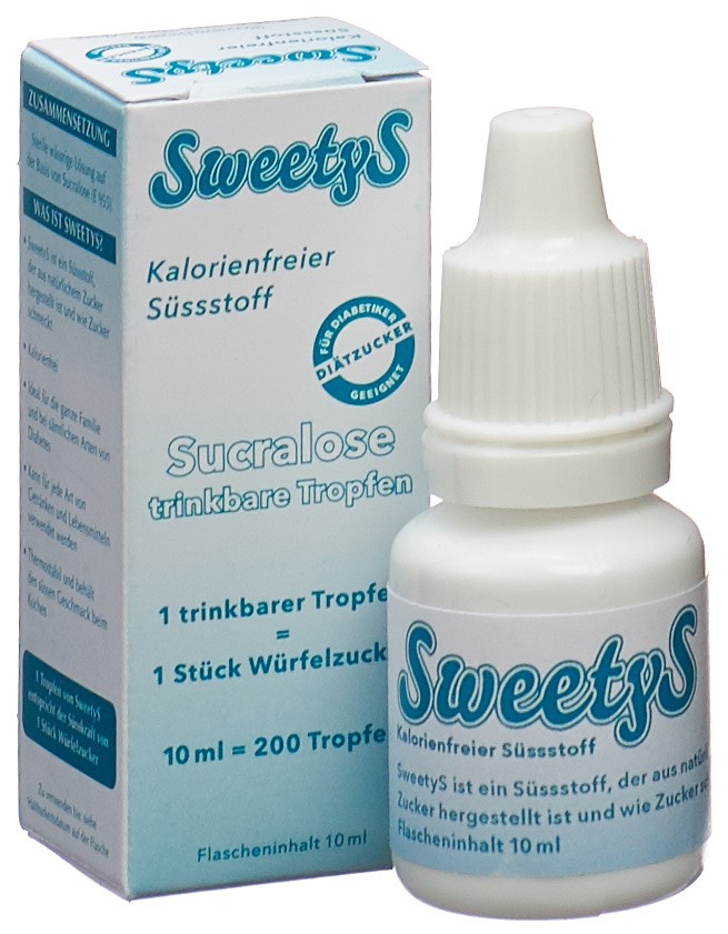 GOODNESS SweetyS Sucralose Süssstoff liq Tropffl 10 ml