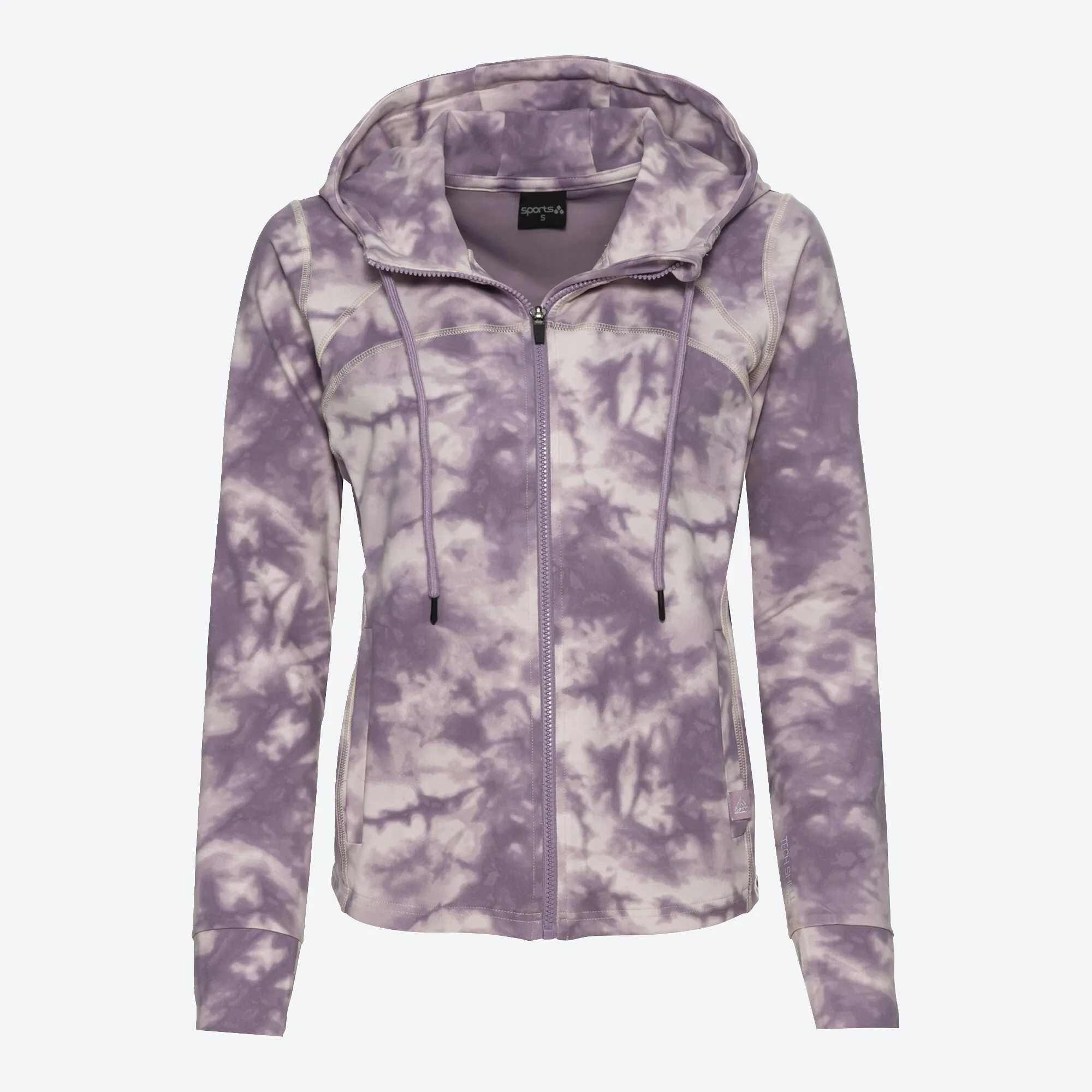Damen-Trainingsjacke in Batik-Optik