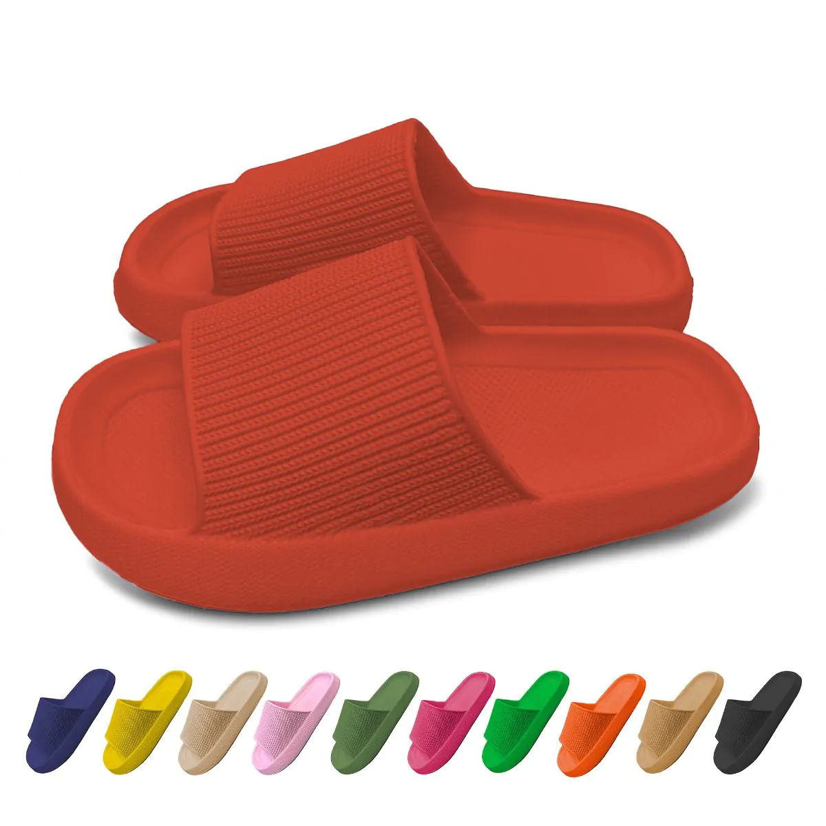 Orthopedische Zomer Badslippers (Rood)