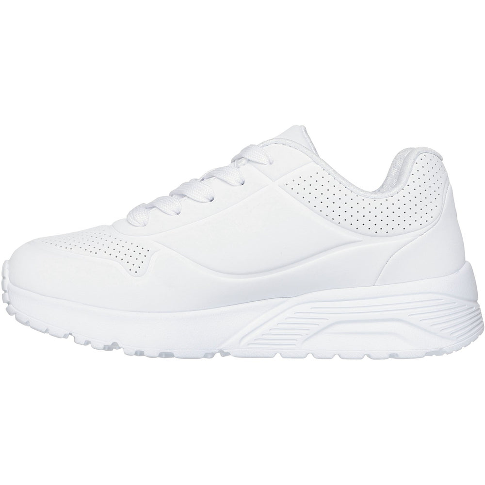 Køb Skechers White Uno Lite - Metallic Joy