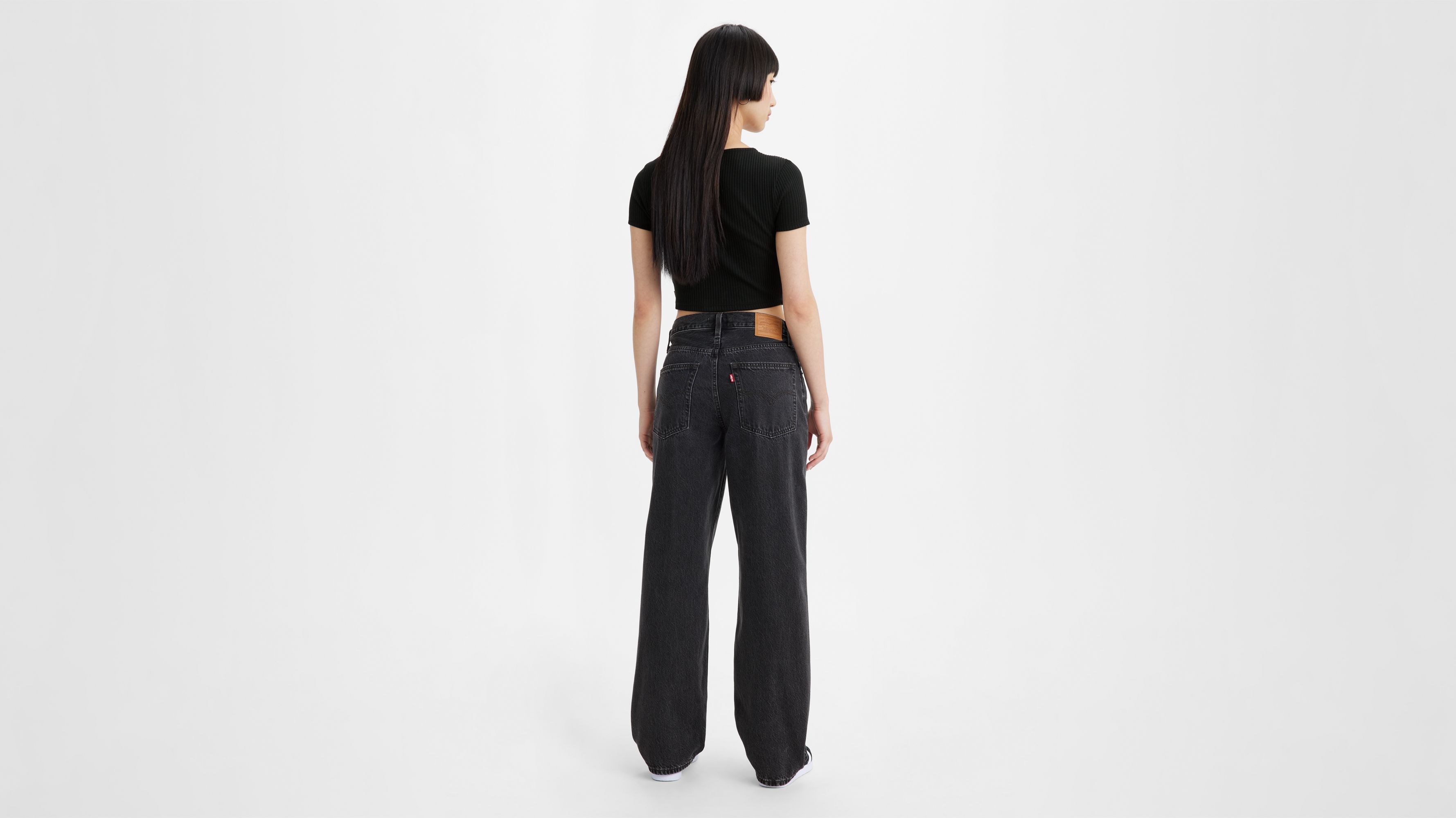 Jean Dad Baggy - Black Stonewash - Noir