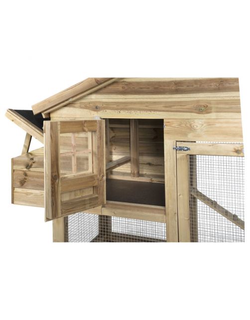 Voldux Dierenverblijf Nova Links - Dierenverblijf - 210x90x155 cm Naturel