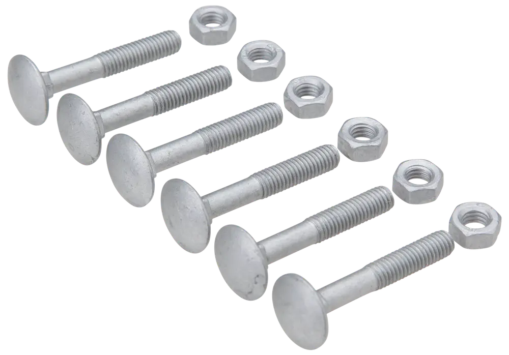 Arvid Nilsson Bræddebolt + møtrik M6 x 40 mm 6-pak