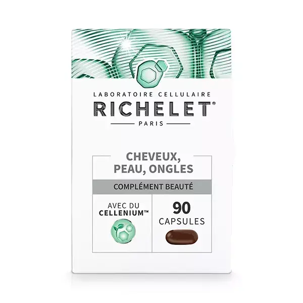 RICHELET Cabelo, Pele, Unhas, Suplemento Alimentar, 90 Cápsulas