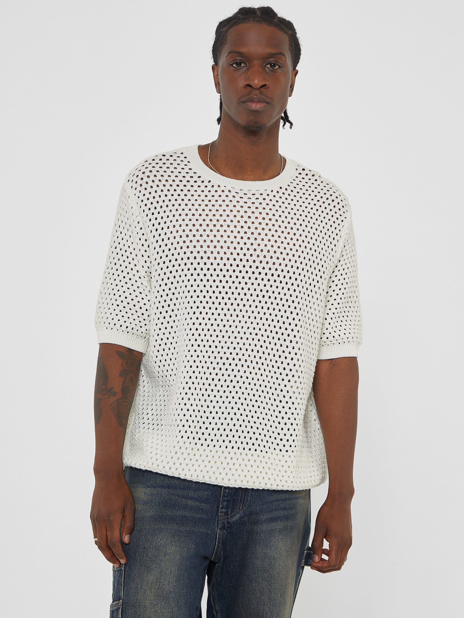 Suéter de crochê GUESS Originals