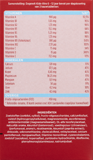 Dagravit Kids-Xtra Multivitaminen Kauwtabletten Frambozen 120TB