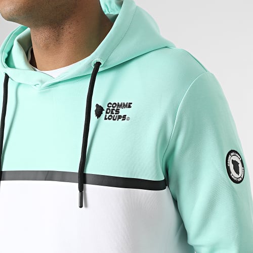 Ensemble De Survetement Candy Vert Turquoise Blanc